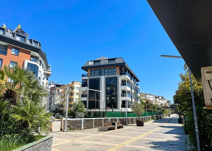 Sa Apartments! Cleopatra Beachfront 2bd Apartmán Alanya