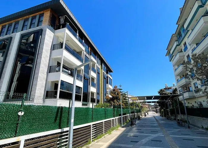 Apartmán Sa Apartments! Cleopatra Beachfront 2bd Alanya