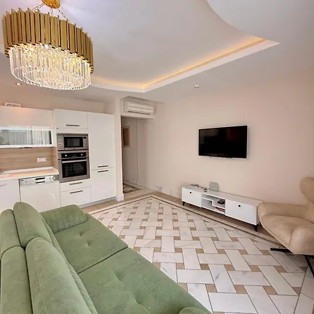 Apartmán Sa Apartments! Cleopatra Beachfront 2bd Alanya