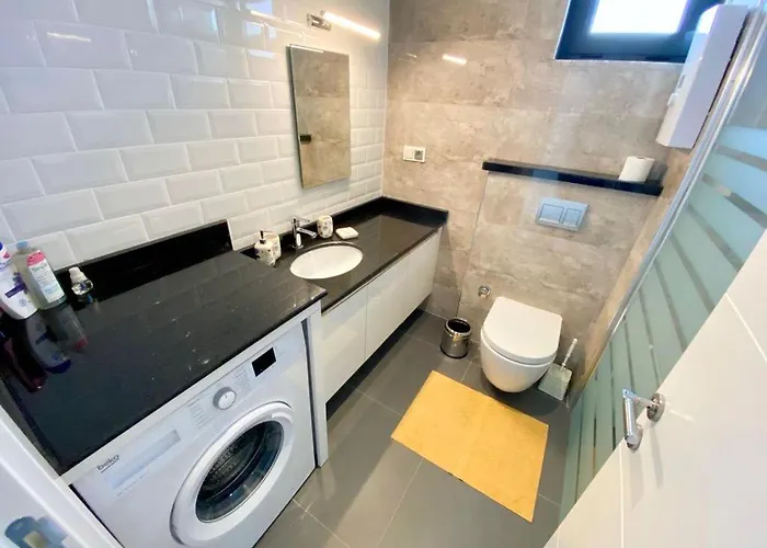 Sa Apartments! Cleopatra Beachfront 2bd 公寓 阿拉尼亚